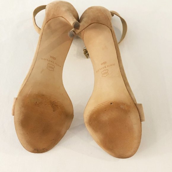 Ann Taylor Suede Sandals 3.5" heel - Picture 4 of 4